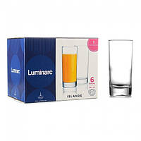 Набір склянок Luminarc Islande 290 мл, 6 шт. високі
