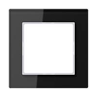 Рамка 1-я JUNG AC581GLSW чорна