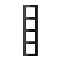 Рамка 4-я JUNG AC584GLSW чорна