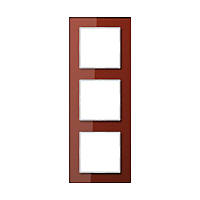 Рамка 3-я JUNG AC583GLRT червоний оксид