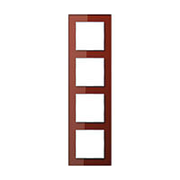 Рамка 4-я JUNG AC584GLRT червоний оксид