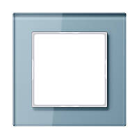Рамка 1-я JUNG AC581GLBLGR сіро-блакитний