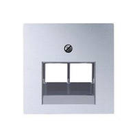 Розетка TF/PC 2-я JUNG A569-2PLUAAL алюміній