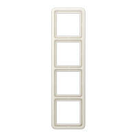 Рамка 4-я JUNG CD584W сл. кістка