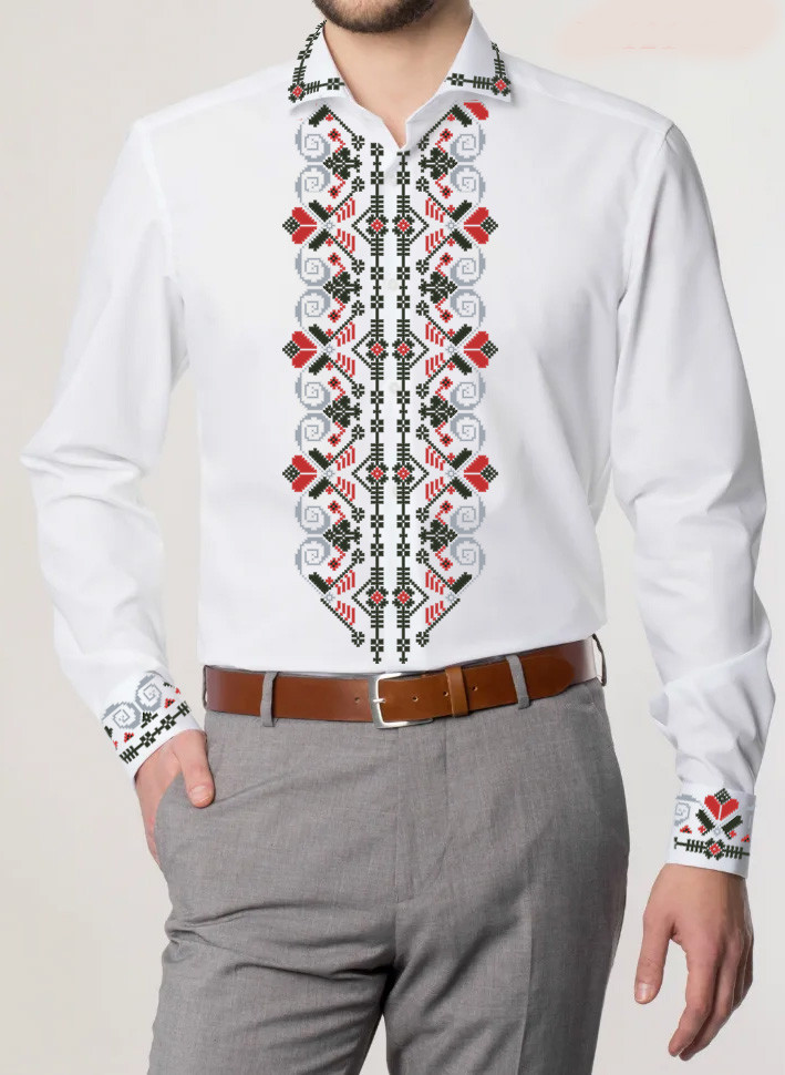 Заготовка для чоловічої вишиванки №121, фото 1