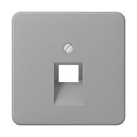 Панель розетки TF/PC 1-я JUNG CD569-1UAGR сірий