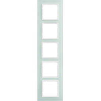 Рамка скляна 5-а колекція B. 7 GLAS, колір «полярно-білий, матовий», 10156909