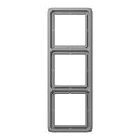 Рамка 3-я JUNG CD583GR сірий