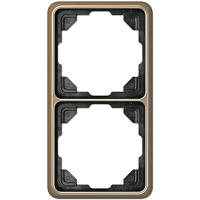 Рамка 2-я JUNG CD582GB бронза