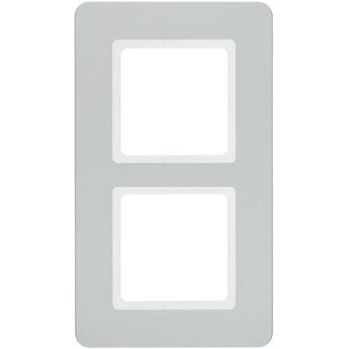 Рамка 2-я пластик алюміній Q. 7, 10126184