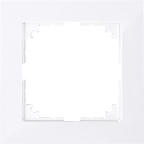 Рамка 1-постова Merten M-PURE MTN4010-3625 активний білий