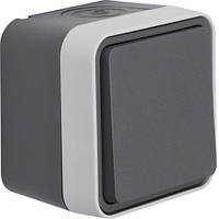 Перемикач IP55, сірий, 10АХ/250В W. 1 30763505