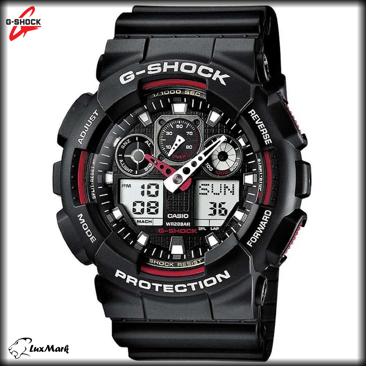 Годинник чоловічий Casio G-Shock GA-100-1A4 спортивний