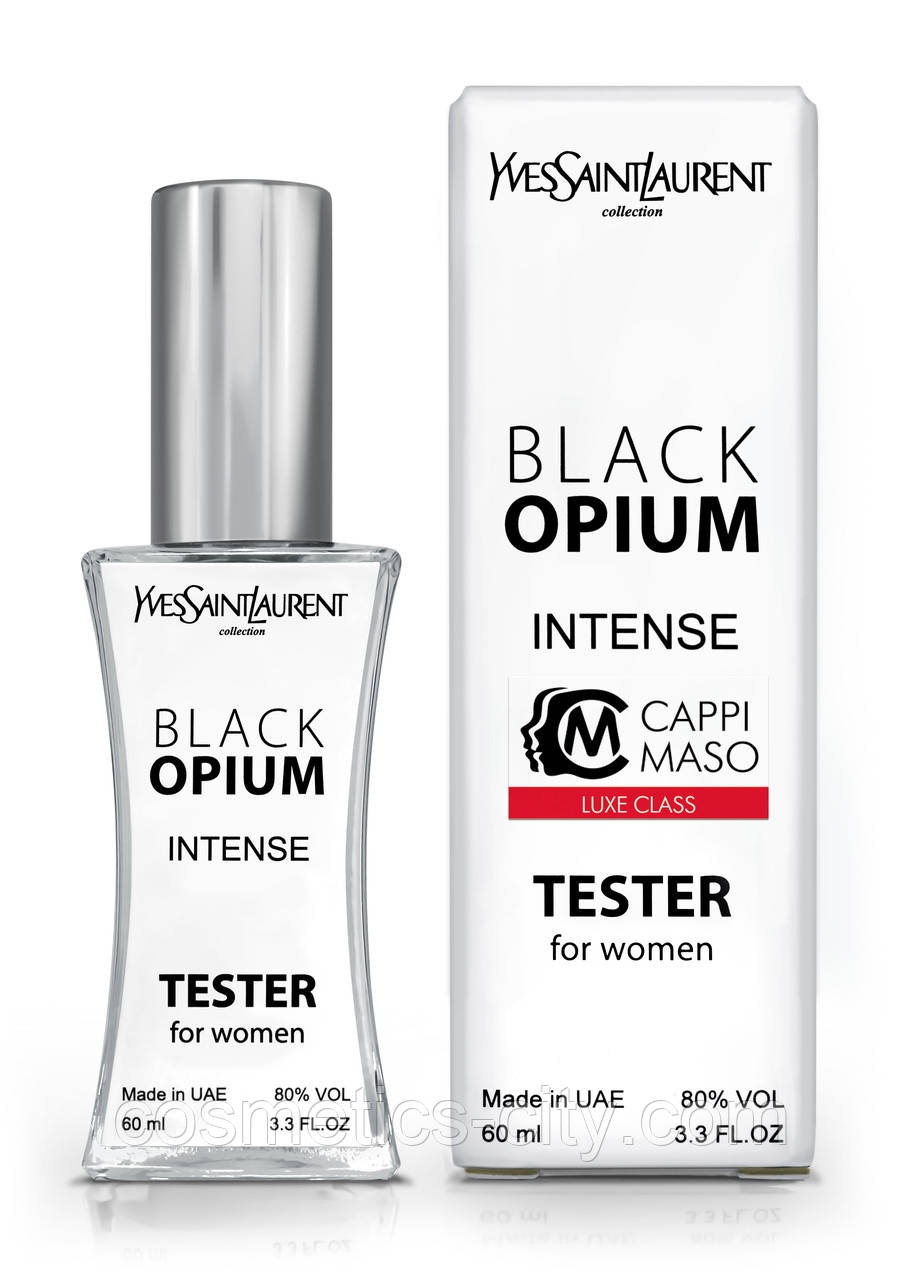 Тестер жіночий LUXE CLASS Yves Saint Laurent Black Opium Intense, 60 мл