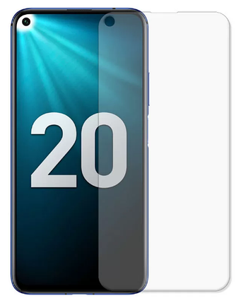 Гідрогелева захисна плівка на HUAWEI Honor 20 на весь екран прозора, фото 2