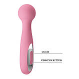 Hi-tech вибратор - Pretty Love Carina Vibrator Light Pink, фото 5