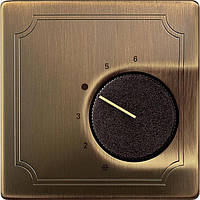 Накладка терморегулятора теп. підлоги з перекл. Merten SD MTN537443 антична латунь