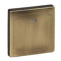 Клавіша 1-я з підсвічуванням Merten SD MTN438043 антична латунь