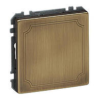 Заглушка Merten SD MTN391943 Антична латунь