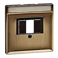 Накладка TAE 1-я. Merten SD MTN297843 Антична латунь