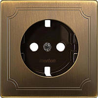 Панель до електричної розетки Merten SD MTN2331-4143 антична латунь