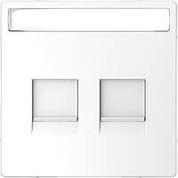 Центральна панель D-Life 2-мод.роз'ємів RJ (Білий лотос)