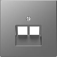 Центральна панель D-Life 2*RJ45 «Нержавіюча сталь»