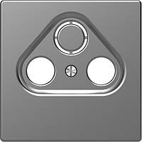 Центральна панель D-Life для TV розетки «Нержавіюча сталь»