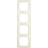 Рамка 4-а Berker колекція «S. 1», колір «Білий», 10148982