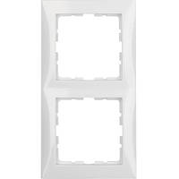 Рамка 2-а Berker колекція «S. 1», колір «Полярний білий», 10128989