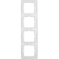 Рамка 4-а Berker колекція «S. 1», колір «Полярний білий», 10148989