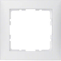 Рамка 1-а Berker колекція «S. 1», колір матовий білий», 10119909