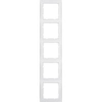 Рамка 5-а Berker колекція «S. 1», колір матовий білий», 10159909
