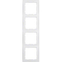 Рамка 4-а Berker колекція «S. 1», колір матовий білий», 10149909