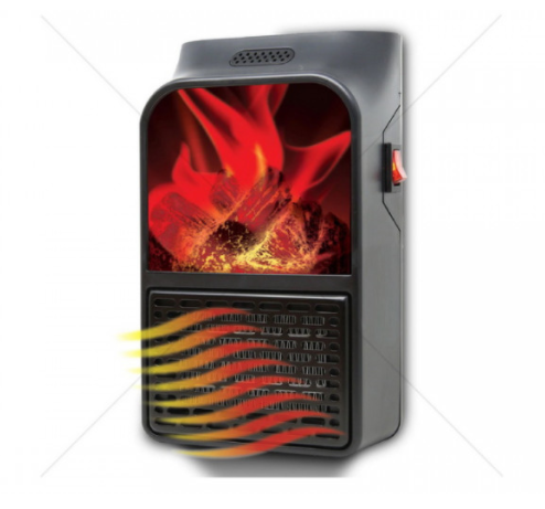 ОПТ ОПТ Портативний обігрівач з пультом Flame Heater 1000 Вт