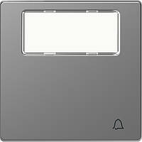 Клавіша 1-а з полем для напису «дзвінок» D-Life «Нержавіюча сталь»