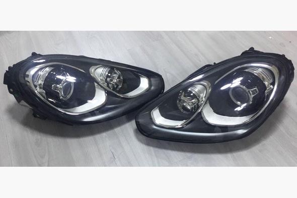 Передні фари Оригінал GTS 2015-2018 (2 шт., LED) Porsche Cayenne 2010-2017 рр.