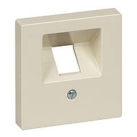 Панель розетки TF/PC 1-й Merten SM MTN296244 бежевий глянець
