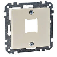Панель розеток RJ11/RJ45, 1-я Merten SM MTN291544 бежевий глянець