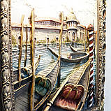 Картина панно Венеції. Причал кольорова, фото 6
