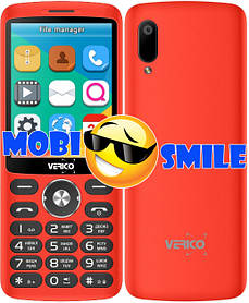 Телефон Verico Style S283 Red Гарантія 12 місяців