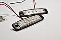 Габарит LED (NTK) 12v 6-діодний білий 2 шт., фото 2