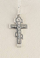 Православний хрест срібний Арт: 3743-ч 1,6 г