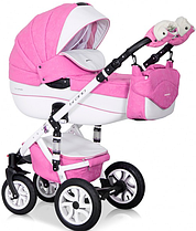 Дитяча універсальна коляска 2 в 1 Riko Brano Ecco 18 Baby Pink