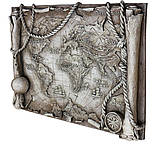 Барельєф "Дрова карта світу" світна, фото 4