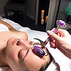 Ролик і скребок ГуаШа Аметист JADE ROLLER c фірмовою коробкою, фото 8