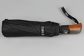 Зонт чоловічий складний напівавтомат пряма ручка Calm Rain