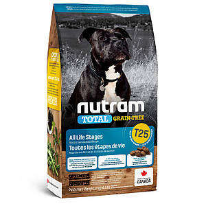 Корм Nutram для собак усіх порід з лососем | Nutram T25 Total Grain Free Salmon&Trout Dog Food 11,4 кг