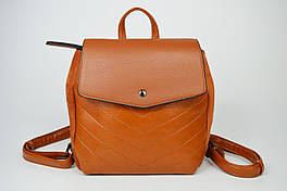 Сумка-рюкзак Batty 1142 рудий екошкіра