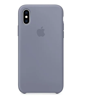 Чохол силіконовий Apple Silicone Case Lavender Grey (світло-сірий) для iPhone X/XS (KG-213)